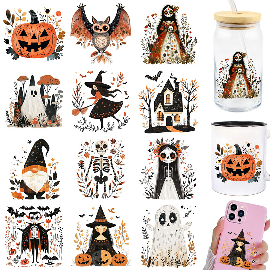 Rdta Tank Glass - 2pcs Nordic Autumn Folk Art Halloween