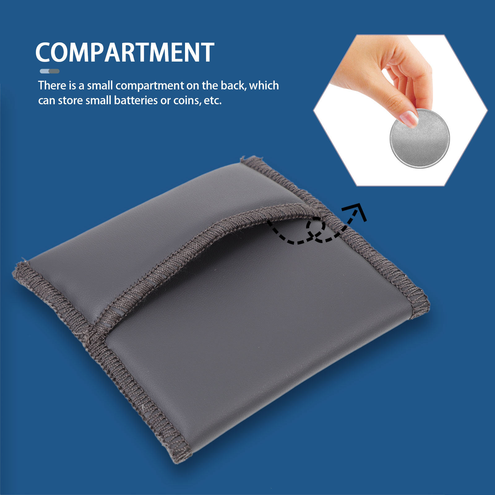 1Pcs Black Hearing Aid Pouch P - Battery Case Storage review and price