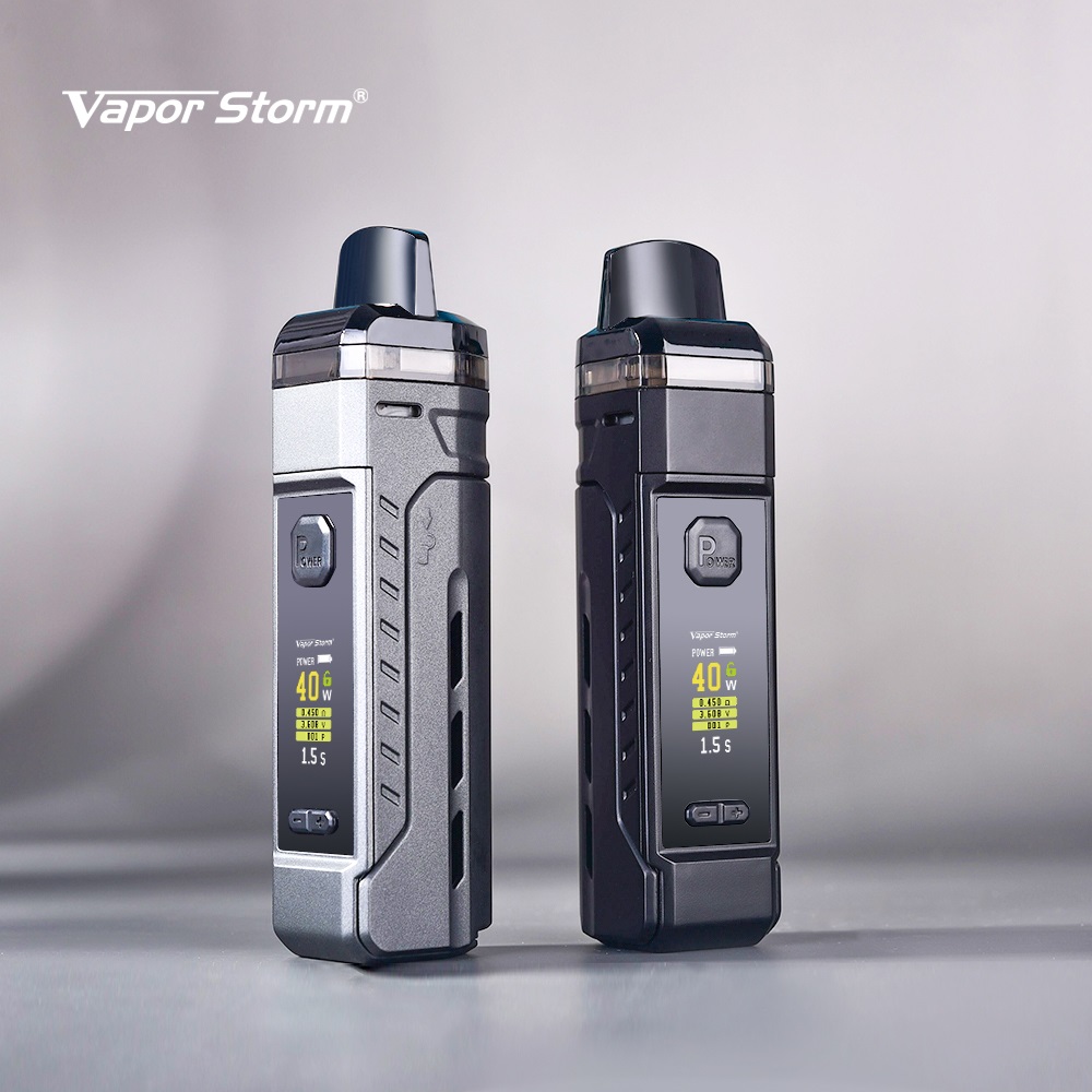 Vapor Storm VPM40 40W Pod Mod  - Vape Battery 18650 review and price