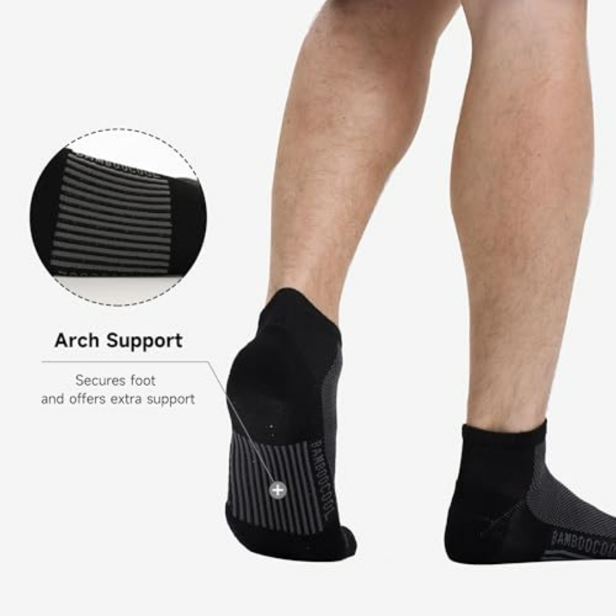 BAMBOO COOL Men's Athletic Ank - Cotton Wick Organic review and price