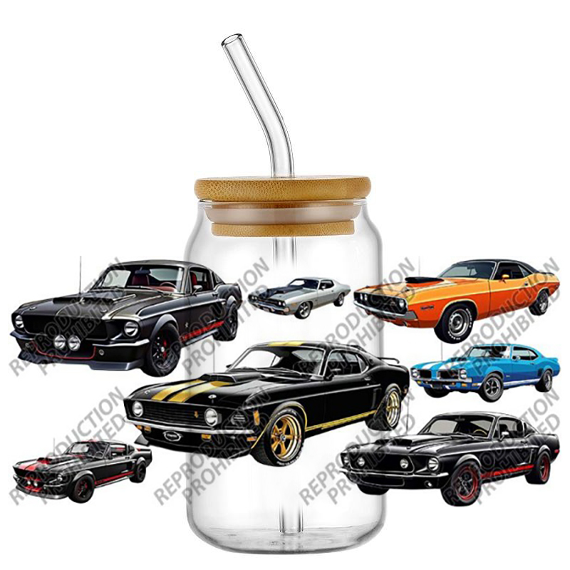 Vintage Muscle Car UV DTF Wrap - Rdta Tank Glass review and price