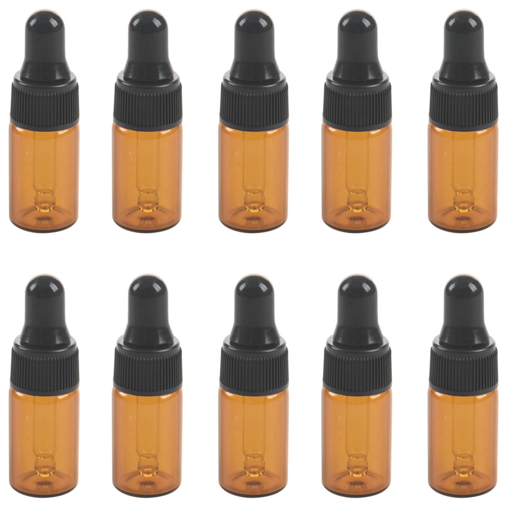 10pcs 3ml Empty brown Glass Dr - Juice Bottle Dropper review and price