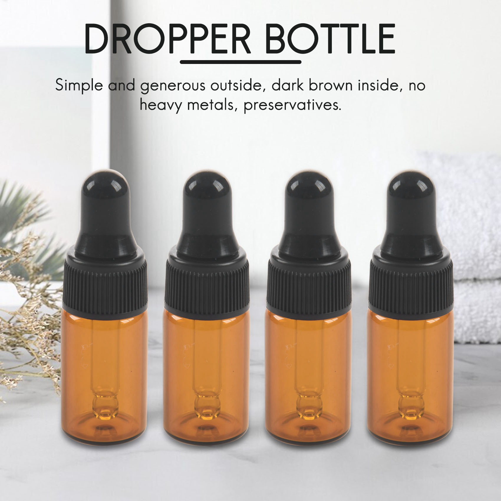 10pcs 3ml Empty brown Glass Dr - Juice Bottle Dropper review and price