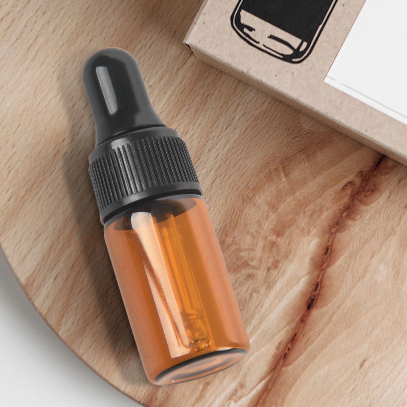 10pcs 3ml Empty brown Glass Dr - Juice Bottle Dropper review and price